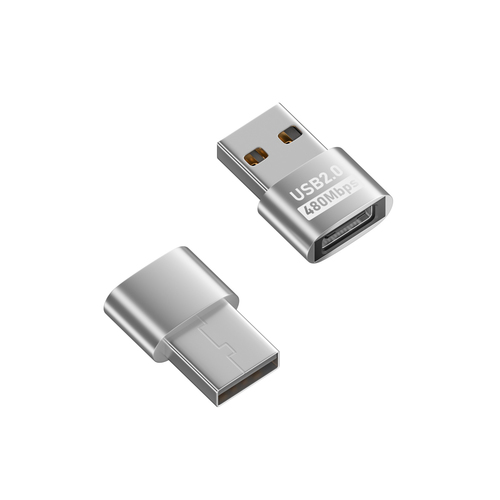 10 יחידות מתאם USB2 זכר - טייפ-סי נקבה
