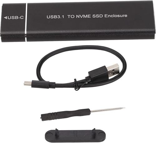 מארז חיצוני ל-SSD ‏M.2 NVMe בחיבור USB-C
