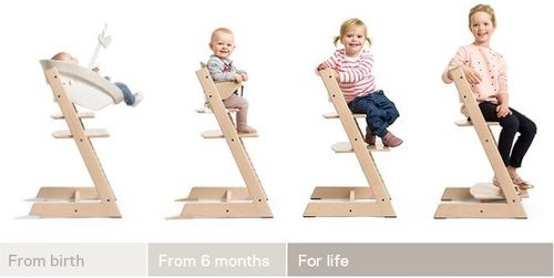 כסא אוכל סטוקי טריפ טראפ Stokke Trip Trap  ונילה