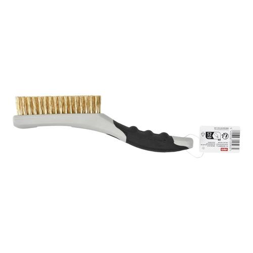 מברשת BBQ מפלסטיק 4 שורות נחושת,  106 KRTH50006,,WIRE BRUSH TPR - BRASS																	