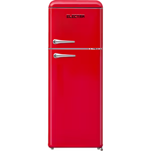 מקרר מקפיא עליון רטרו 208 ליטר Electra ELR210R - גימור אדום אחריות ע"י היבואן הרשמי