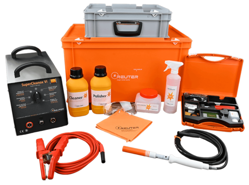Reuter SuperCleanox IV | מערכת AC/DC לעבודה כבדה לניקוי ריתוכים (Heavy-Duty)