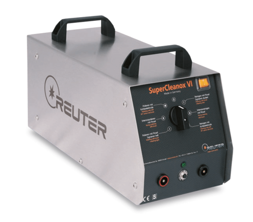 Reuter SuperCleanox IV | מערכת AC/DC לעבודה כבדה לניקוי ריתוכים (Heavy-Duty)
