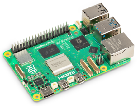 כרטיס פיתוח רספברי פי 5 RASPBERRY PI זיכרון 16G