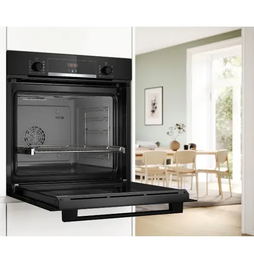 ‏תנור בנוי Bosch HBA554EB3 בוש שחור יבואן רישמי 
