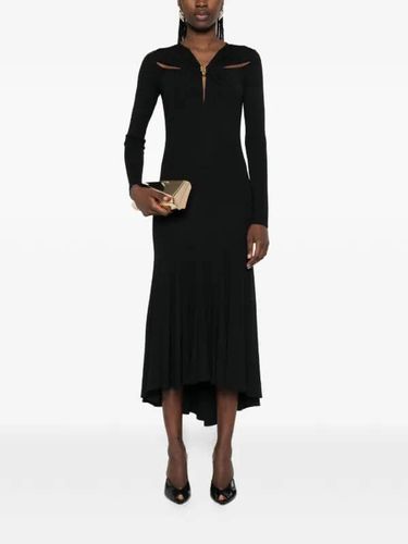 Dress in crêpe jersey fabric with jewel detail
