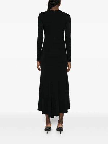 Dress in crêpe jersey fabric with jewel detail