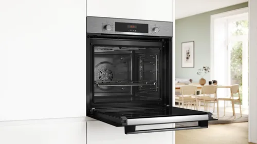 תנור אפיה בנוי פירוליטי Bosch בוש HBA574BS3 נירוטסה