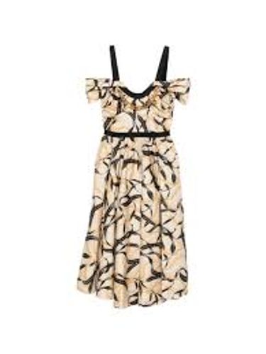 Elisabetta Franchi Ruffled Midi Dress