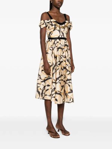 Elisabetta Franchi Ruffled Midi Dress