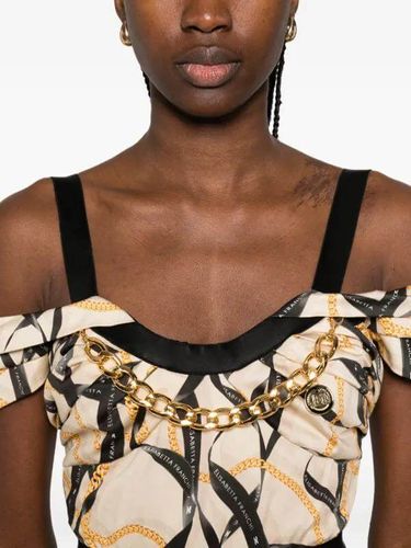 Elisabetta Franchi Ruffled Midi Dress
