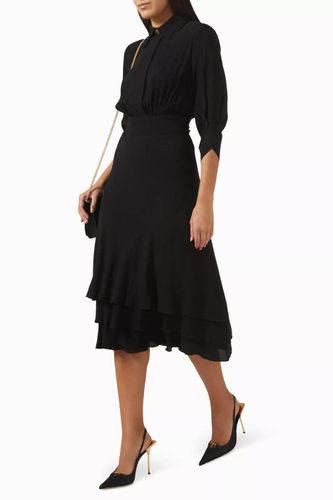 Dress in viscose Georgette fabric