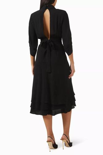 Dress in viscose Georgette fabric