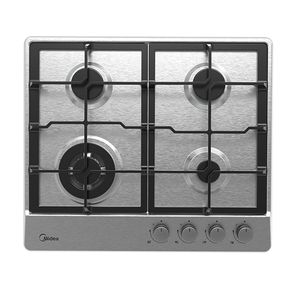 כיריים גז 4 להבות נירוסטה 60 ס"מ MIDEA 6741 דגם 60SJ402 מידאה