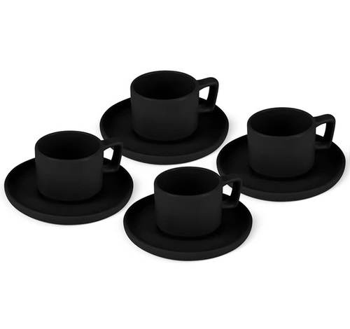 סט כוסות אספרסו וצלוחיות 8 חלקים BH10019 Berlinger haus Stoneware