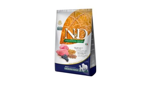 ND אנסס כלב כבש ואוכמניות -  12 קילו