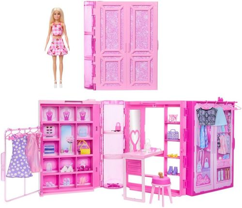 ברבי - ארון + אביזרים Barbie HXD58 Toy Multicolour HXD58