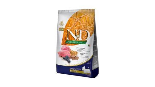 ND אנסס כלב מיני כבש ואוכמניות -  2.5 קילו