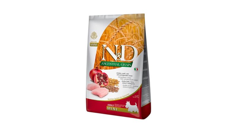 ND אנסס כלב מיני עוף ורימון -  7 קילו