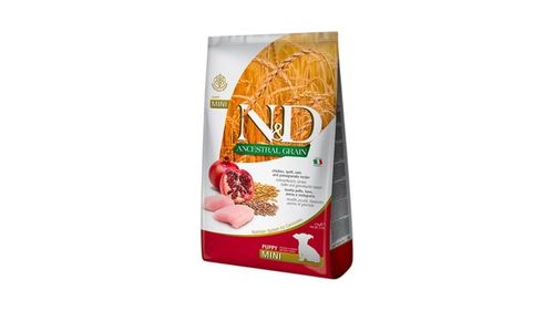 ND אנסס כלב מיני עוף ורימון פאפי -  2.5 קילו