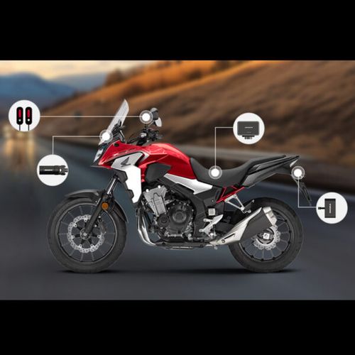 מצלמה דו כיוונית לאופנועים ברזולוציה עד 2K INNOVV RC6