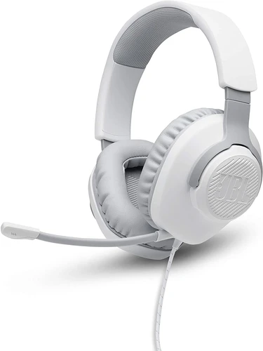 אוזניות גיימינג JBL QUANTUM 100 לבן 