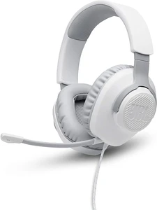 אוזניות גיימינג JBL QUANTUM 100 לבן