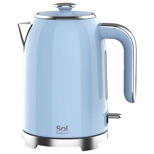 קומקום חשמלי מפואר 1.7 ליטר Sol SL-7005 תכלת 