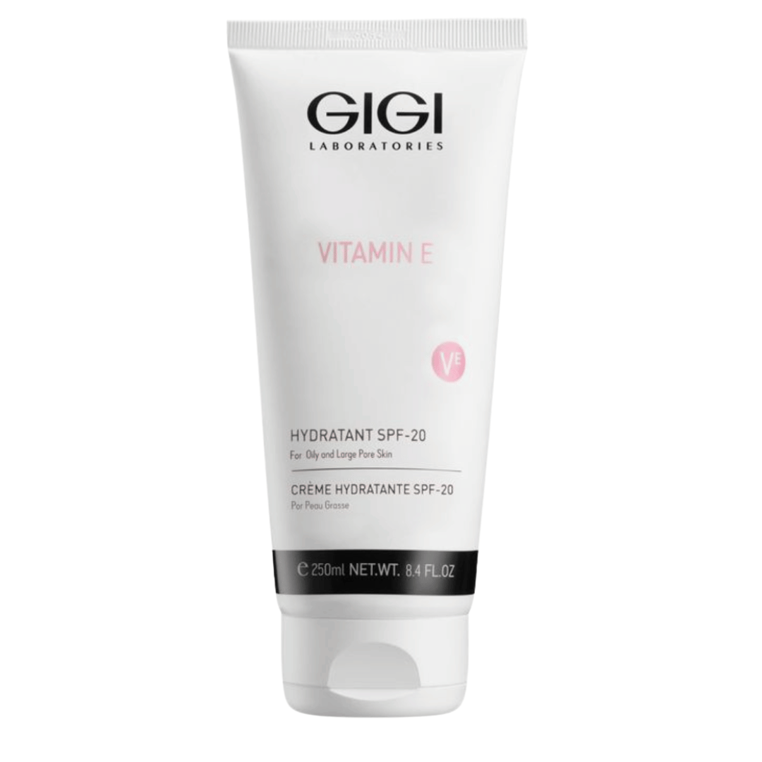 קרם לחות לעור שמן SPF 20 בגודל 250 מ״ל מסדרת ויטמין אי - ג׳יג׳י | GIGI