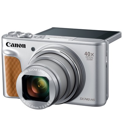 מצלמה דיגיטלית קנון  CANON SX740 SILVER עברית מלאה