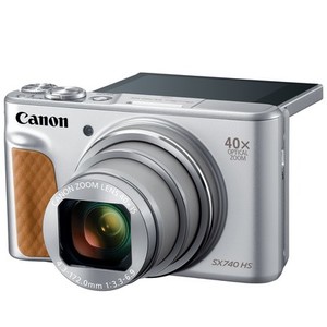 מצלמה דיגיטלית קנון  CANON SX740 SILVER עברית מלאה