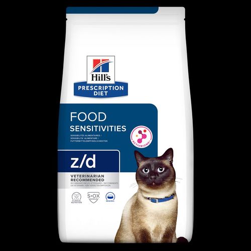 z/d | Hill's Prescription Diet רגישות למזון לחתול, 6 ק