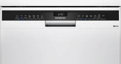 מדיח כלים עומד רחב 60 ס''מ Siemens IQ300 SN23EW28AE - צבע לבן - תוצרת גרמניה  13 מערכות כלים