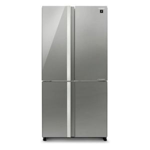 מקרר 4 דלתות 611 ליטר Sharp SJ-8942BS זכוכית אפורה שארפ