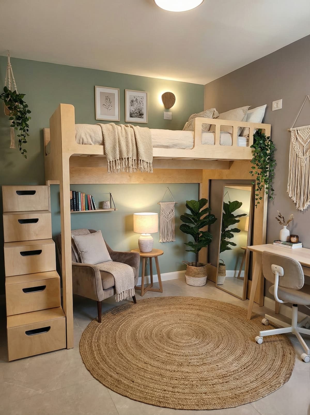 מיטת גלריה דגם סטודיו