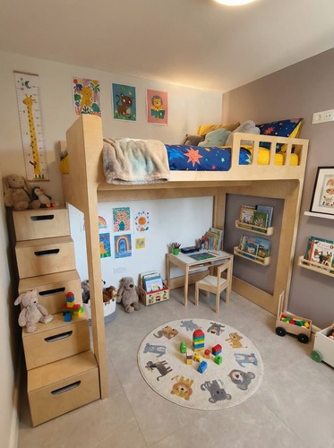 מיטת גלריה דגם סטודיו