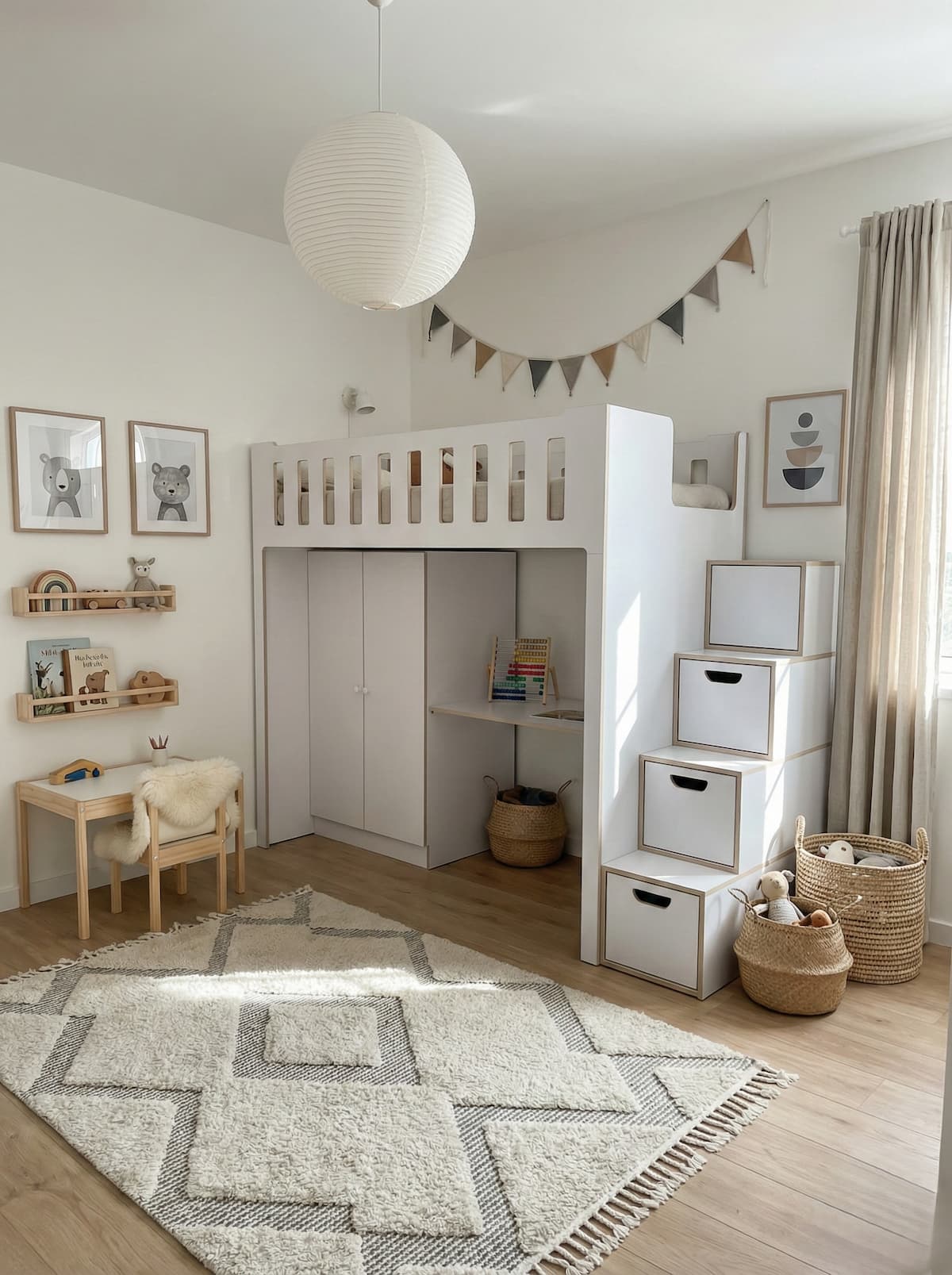 מיטת גלריה דגם אורגן