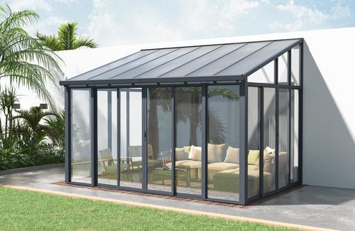 פרגולה אלומיניום סגורה דגם Garden Top - MANDY A