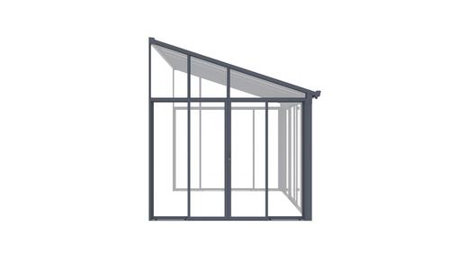 פרגולה אלומיניום סגורה דגם Garden Top - MANDY A