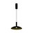 מנורת תליה VELA 11W 30CM גוף שחור אור חם