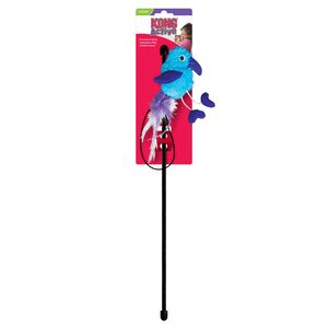 קונג חכת עם ציפור ונוצות לחתול