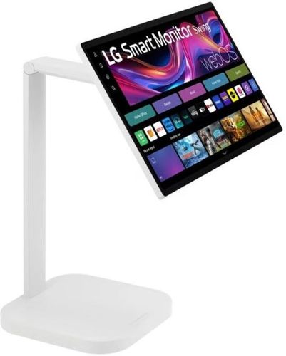 מסך חכם על גלגלים ''LG 32U889SA-W Swing UHD 4K IPS 31.5 אל ג'י