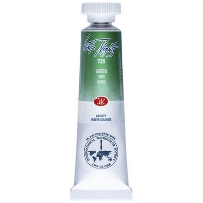 צבע מים שפורפרת 10 מל White Nights -Green 725