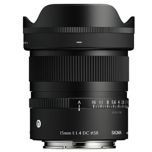 SIGMA 15mm F1.4 DC - C For Sony E שנתיים אחריות יבואן רשמי