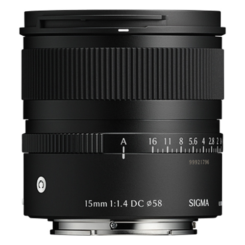 SIGMA 15mm F1.4 DC - C For Sony E שנתיים אחריות יבואן רשמי