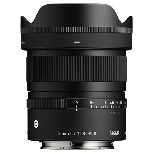 SIGMA 15mm F1.4 DC - C For CANON RF שנתיים אחריות יבואן רשמי