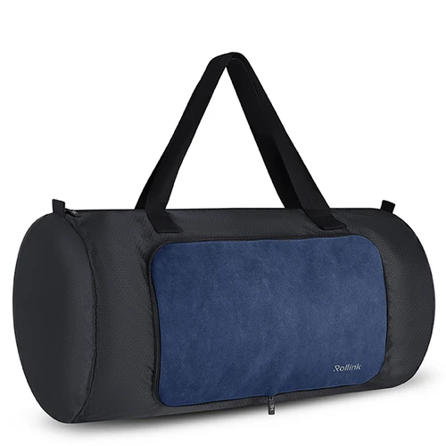 תיק מתקפל מתאים לעליה למטוס מבית המותג Rollink TriPack - שחור כחול