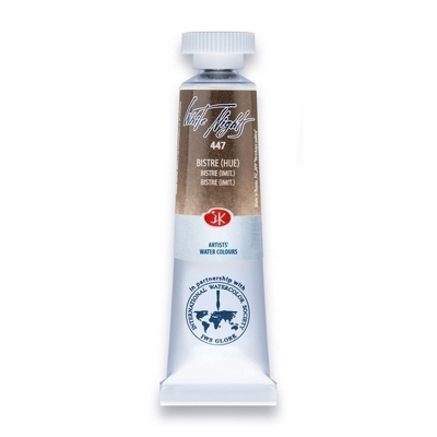 צבע מים שפורפרת 10 מל White Nights -Bistre hue 447