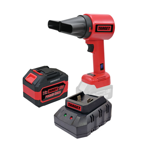 סט מפוח טורבו  18V + סוללה 6AH ומטען