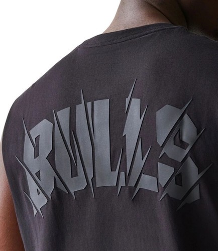 גופיית ניו ארה New Era Chicago Bulls NBA Black Sleeveless T-Shirt | גברים
